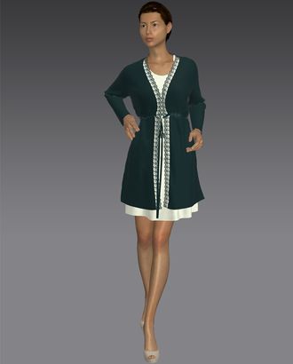Длинный кардиган арт. ВКК-2304-1-ВП0094 Длинный кардиган арт. ВКК-2304-1-ВП0094