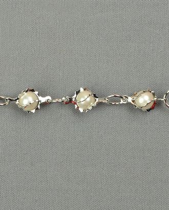 Цепь с жемчугом ш.0,9 см арт. 11138 Цепь с жемчугом ш.0,9 см арт. 11138