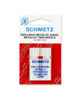 Иглы двойные для металлизированных нитей № 90/3,0, Schmetz арт. ИБД-5-1-37122 Иглы двойные для металлизированных нитей № 90/3,0, Schmetz арт. ИБД-5-1-37122