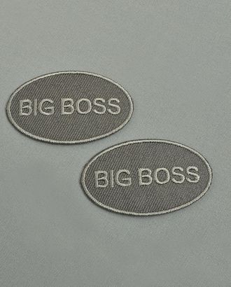Аплликация "BIG BOSS" р.3x5 см арт. 10960 Аплликация "BIG BOSS" р.3x5 см арт. 10960
