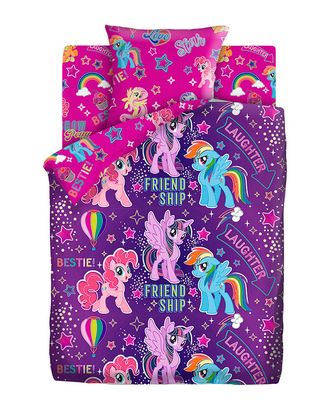 My little Pony Neon: Дружба (Хлопок КПБ 1,5сп.) арт. КПБЛ-158-1-1053.124 My little Pony Neon: Дружба (Хлопок КПБ 1,5сп.) арт. КПБЛ-158-1-1053.124
