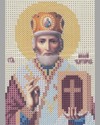Набор "Николай Чудотворец" бисер Чехия арт. ПВБ-194-1-12637 Набор "Николай Чудотворец" бисер Чехия арт. ПВБ-194-1-12637