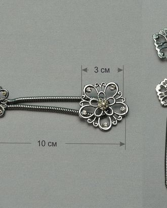 Застёжки для кардигана р.3х10 см арт. 12859.002 Застёжки для кардигана р.3х10 см арт. 12859.002