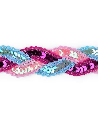 Тесьма пайетка ш.2,5 см арт. ТП-46-1-13346 Тесьма пайетка ш.2,5 см арт. ТП-46-1-13346