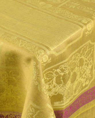 Жаккардовая скатерть с мережкой (150х300) арт. ГСЛ-46-1-1366.002 Жаккардовая скатерть с мережкой (150х300) арт. ГСЛ-46-1-1366.002