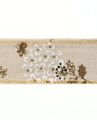 Лента лён ш.3,8 см арт. 14048 Лента лён ш.3,8 см арт. 14048