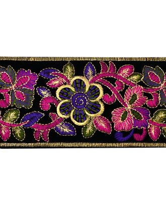 Тесьма жаккард ш.7,5 см арт. ТЖ-6-6-14610 Тесьма жаккард ш.7,5 см арт. ТЖ-6-6-14610