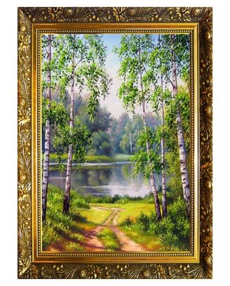 Алмазная мозаика "Березовый рай" 25 цветов арт. ТАМ-9-1-36227 Алмазная мозаика "Березовый рай" 25 цветов арт. ТАМ-9-1-36227