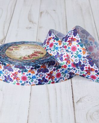 Лента репсовая «Бабочки» 25 мм арт. ДТВДЛ-2-1-35710 Лента репсовая «Бабочки» 25 мм арт. ДТВДЛ-2-1-35710