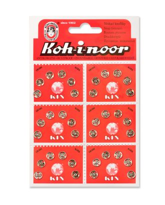 Кнопки KOH-I-HOOR №1/2 (д.7мм) арт. КП-193-1-18139 Кнопки KOH-I-HOOR №1/2 (д.7мм) арт. КП-193-1-18139