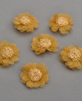 Цветок из органзы д.2,5 см арт. 5763.001 Цветок из органзы д.2,5 см арт. 5763.001