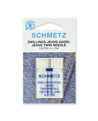 Иглы джинс двойные № 100/4.0, Schmetz арт. ИБД-4-1-37107 Иглы джинс двойные № 100/4.0, Schmetz арт. ИБД-4-1-37107
