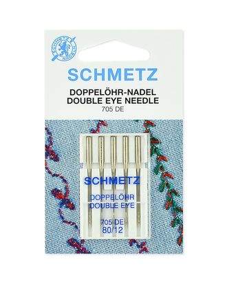 Иглы с двумя ушками для дек.работ №80, Schmetz арт. ИДДР-1-1-37125 Иглы с двумя ушками для дек.работ №80, Schmetz арт. ИДДР-1-1-37125