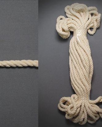 Веревка х/б крученая д.0,4 см арт. ШБ-29-1-5531 Веревка х/б крученая д.0,4 см арт. ШБ-29-1-5531