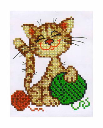 Котёнок с клубком арт. ВКД-79-1-10105 Котёнок с клубком арт. ВКД-79-1-10105
