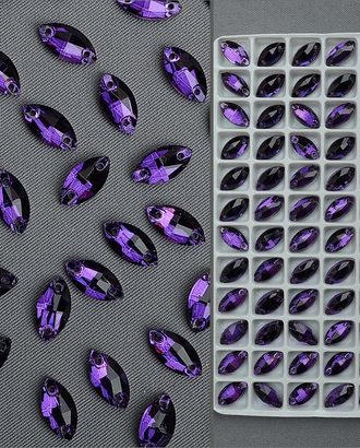 Стразы пришивные стекло р.0,6x1,2 см арт. 6941 Стразы пришивные стекло р.0,6x1,2 см арт. 6941