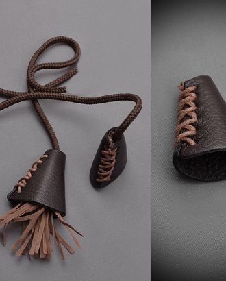 Декор из кожи р.4,5х4,5 см арт. 7624.002 Декор из кожи р.4,5х4,5 см арт. 7624.002