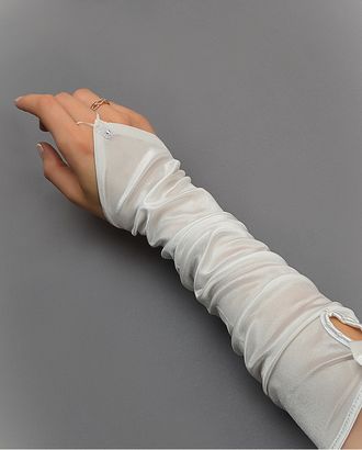 Перчатки (митенки) атлас дл.45 см арт. 11018 Перчатки (митенки) атлас дл.45 см арт. 11018