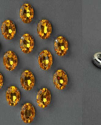 Стразы в оправе р.1x1,4 см арт. 2415 Стразы в оправе р.1x1,4 см арт. 2415