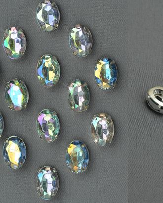 Стразы в оправе р.1x1,4 см арт. 2415 Стразы в оправе р.1x1,4 см арт. 2415
