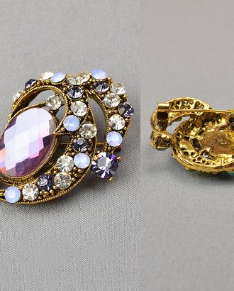 Брошь металл со стразами арт. 12090 Брошь металл со стразами арт. 12090
