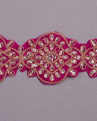 Тесьма бархат ш.6 см арт. ТРП-1-4-12122 Тесьма бархат ш.6 см арт. ТРП-1-4-12122
