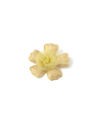 Цветок из органзы д.2,5 см арт. 5762 Цветок из органзы д.2,5 см арт. 5762