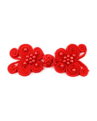 Застежка сутажная р.6,5х2,5 см арт. КЛВ-17-6-11068.001 Застежка сутажная р.6,5х2,5 см арт. КЛВ-17-6-11068.001