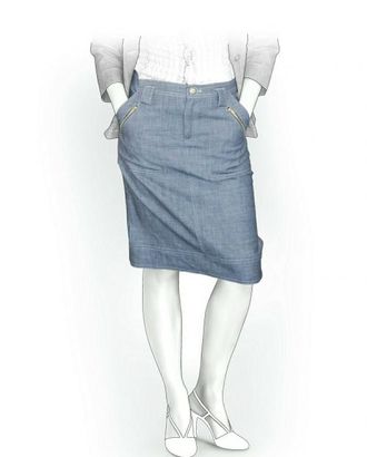 Юбка джинсовая арт. ВКК-1004-1-ЛК0005871 Юбка джинсовая арт. ВКК-1004-1-ЛК0005871