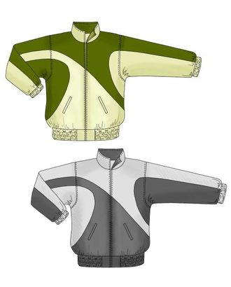 Выкройка: спортивная куртка с асимметричным рисунком арт. ВКК-1791-1-ЛК0006115 Выкройка: спортивная куртка с асимметричным рисунком арт. ВКК-1791-1-ЛК0006115